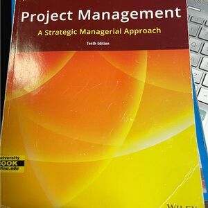 Wiley Project Management Book - Yellow and Red Cover